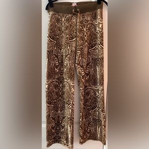 Juicy Couture Velour Paisley Track
Pants Sz. Petite